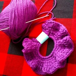 Handmade Crochet Scrunchie